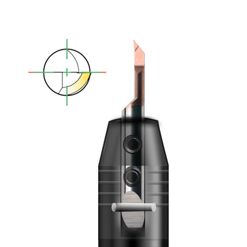 Ferramenta de perfuração de buracos pequenos de perfis de CNC revestimento JS25 para processamento de ferro fundido