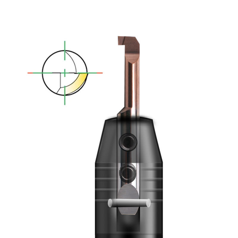 Refrigerador interno Micro Boring Tool personalizado Material de Carbono de Tungstênio para Máquina de Torno