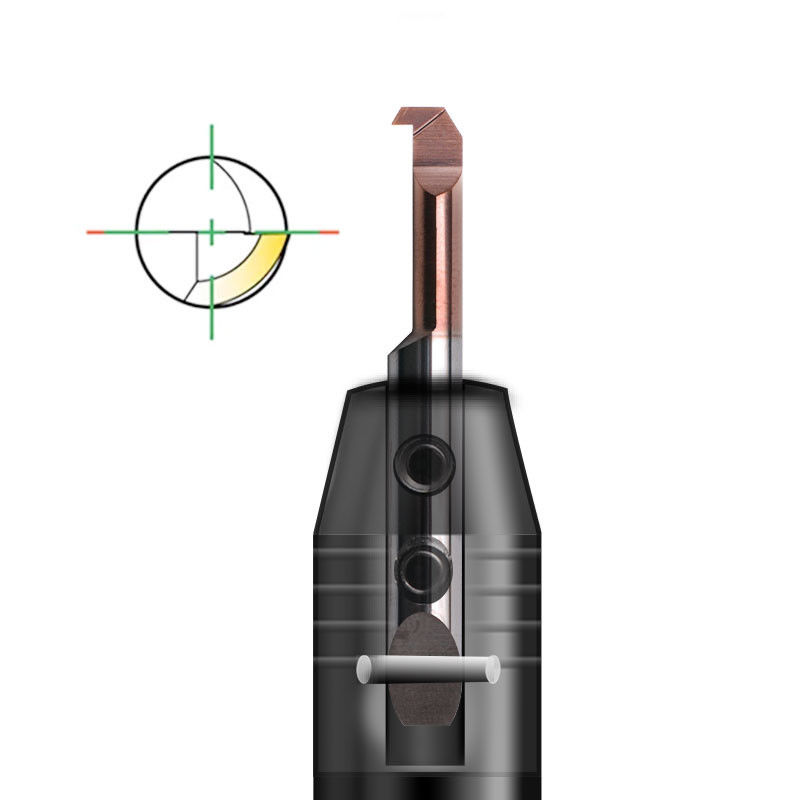 Barras de micro-perfuração CNC de buraco interno de liga integral de pequeno diâmetro para máquina de torneamento