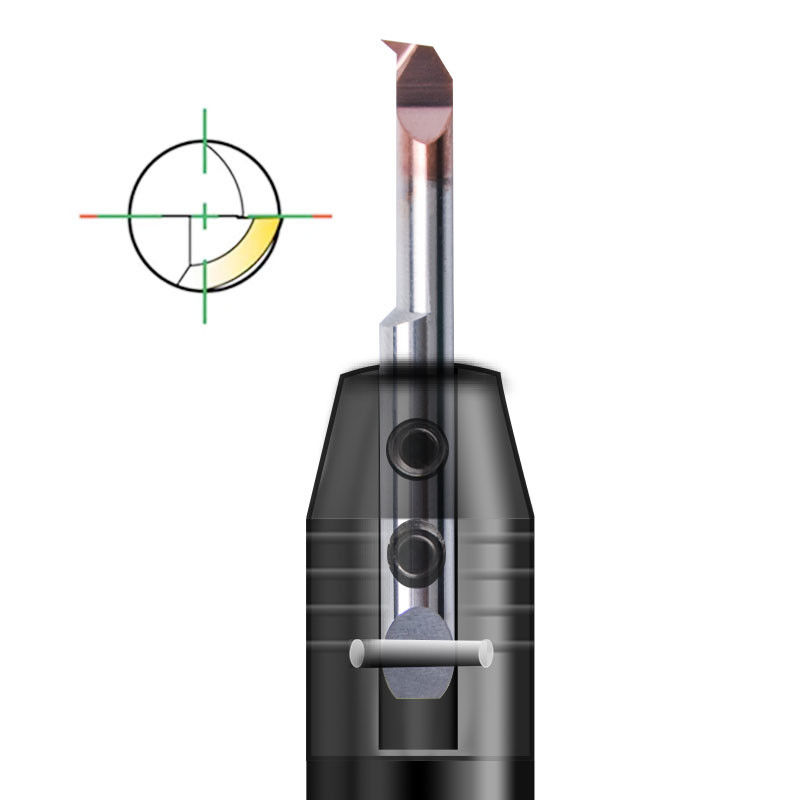 Ferramenta de micro-perfuração de tungstênio, ferramenta de torneamento interna para máquina de micro-torno CNC
