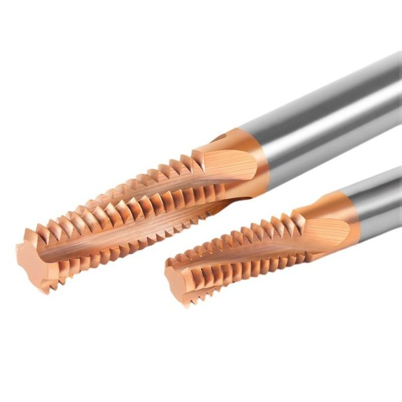 Máquina CNC de rosqueamento de dentes completos 4 flautas para alumínio e aço
