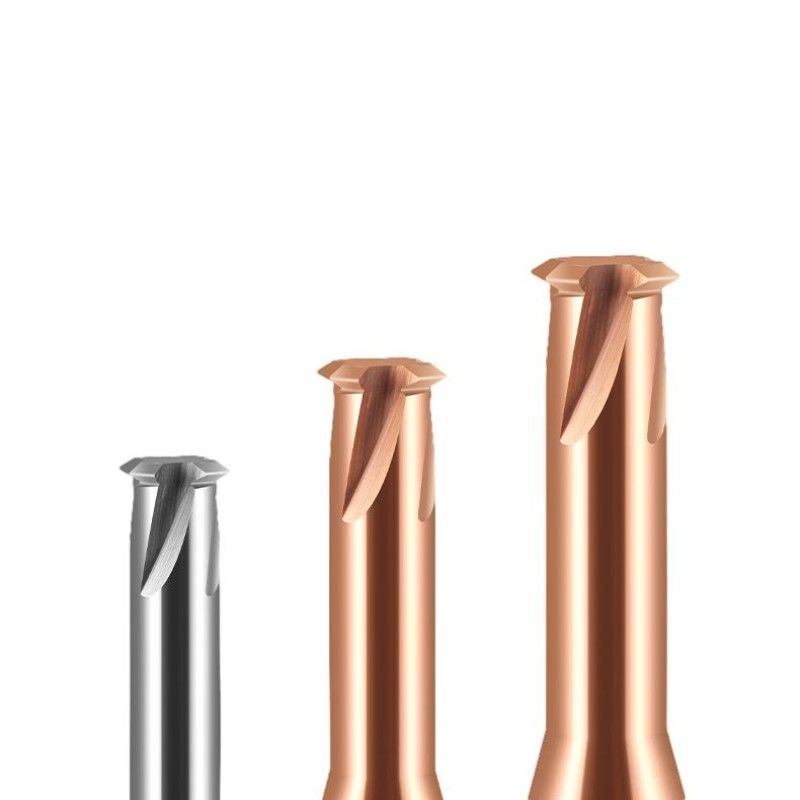 Cnc Single Teeth Threading End Mill Solid Carbide 4 Flutes para aço fundido