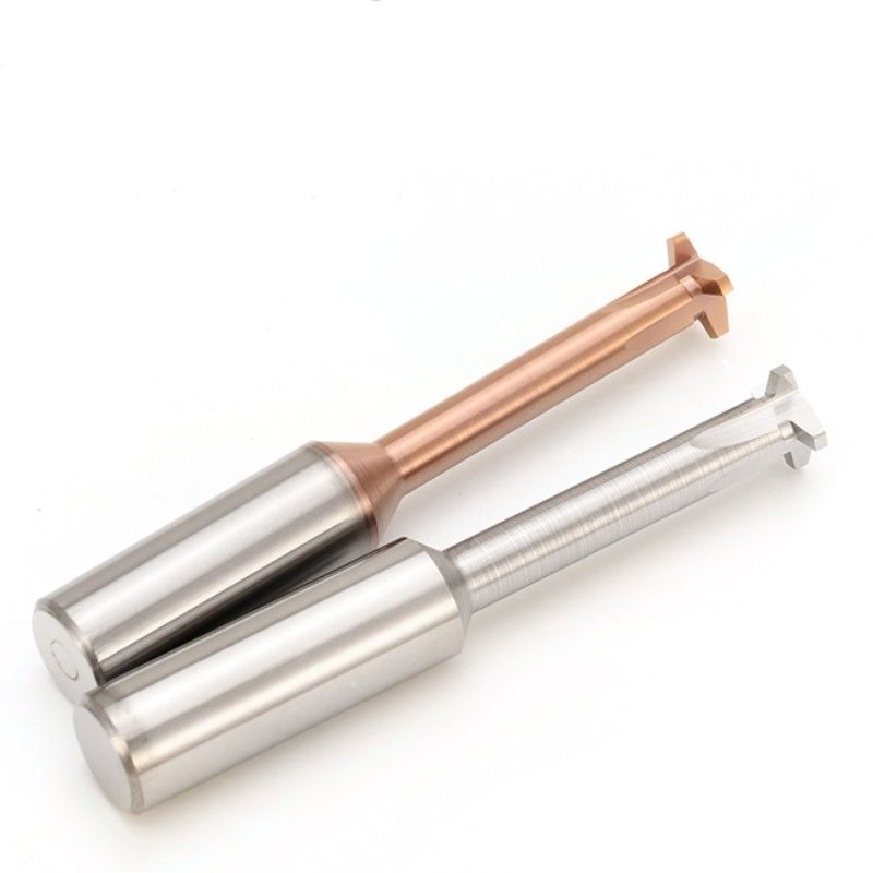 30 Graus Trapezoidal Thread Milling Cutter ACME Tr Solid Carbide Tipo T Dente único