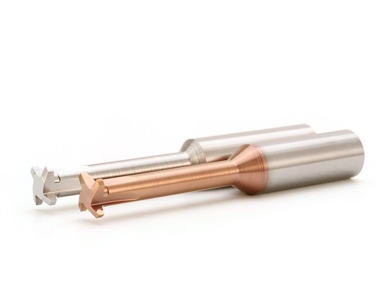 30 Graus Trapezoidal Thread Milling Cutter ACME Tr Solid Carbide Tipo T Dente único