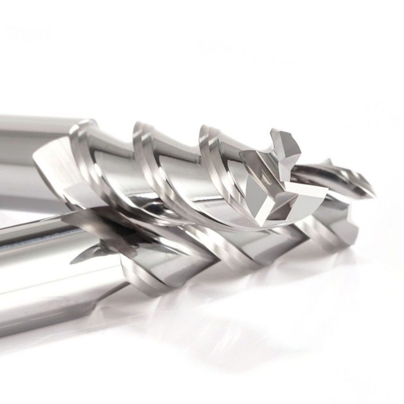 3 flautas Flat End Mill Cutter Mirror Polishing não revestido para usinagem de alumínio