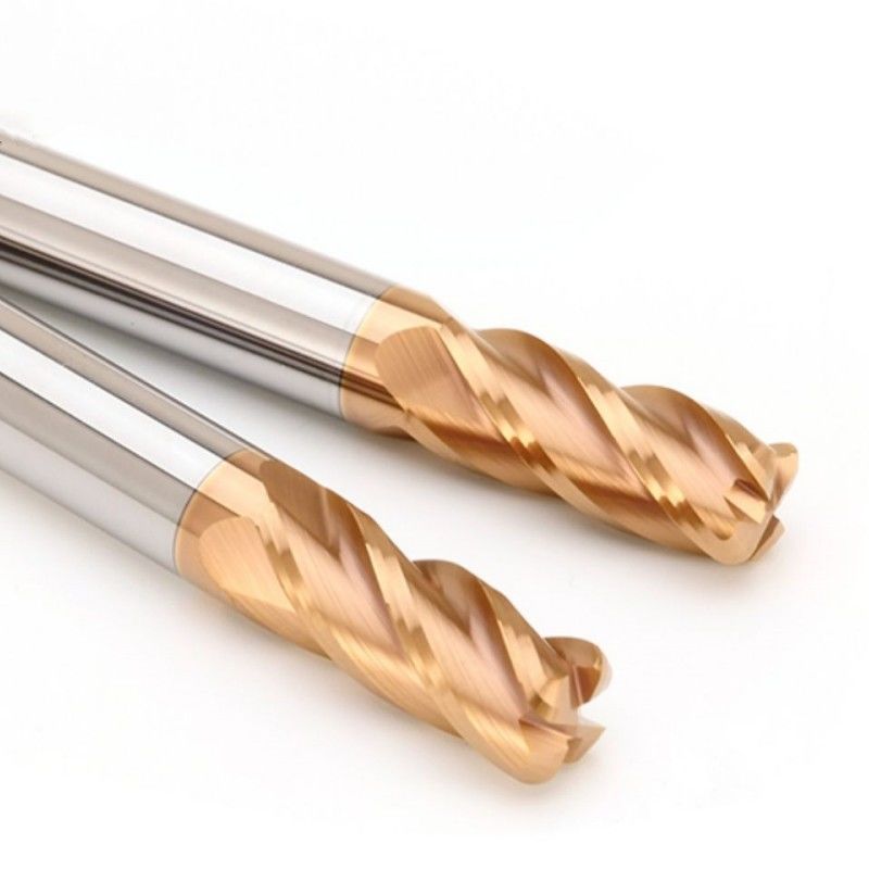 D4 D20 Carbide End Mill, HRC58 Solid 4 Flute Milling Cutter para usinagem CNC