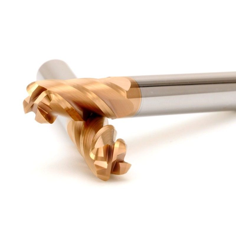 D4 D20 Carbide End Mill, HRC58 Solid 4 Flute Milling Cutter para usinagem CNC