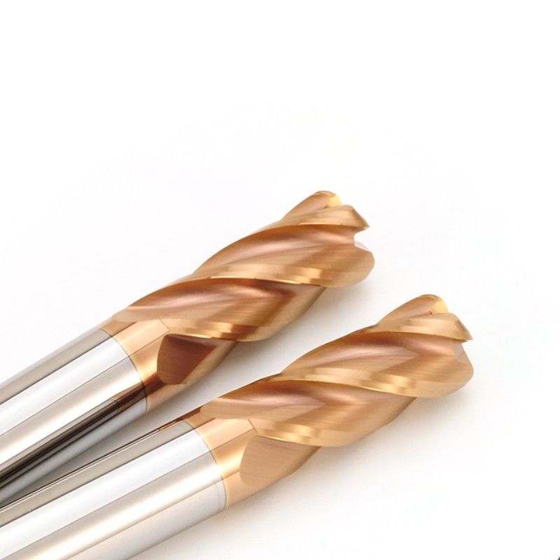 D4 D20 Carbide End Mill, HRC58 Solid 4 Flute Milling Cutter para usinagem CNC
