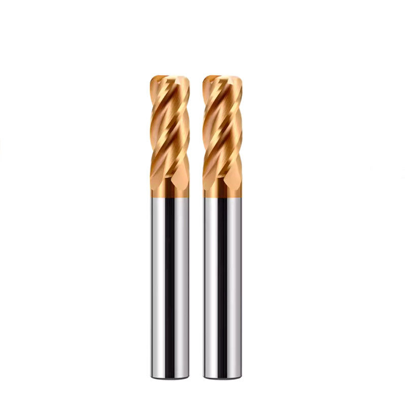 D4 D20 Carbide End Mill, HRC58 Solid 4 Flute Milling Cutter para usinagem CNC