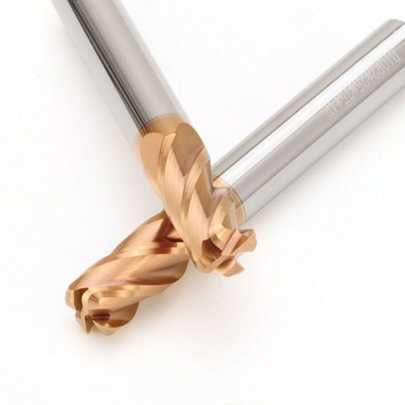 D4 D20 Carbide End Mill, HRC58 Solid 4 Flute Milling Cutter para usinagem CNC