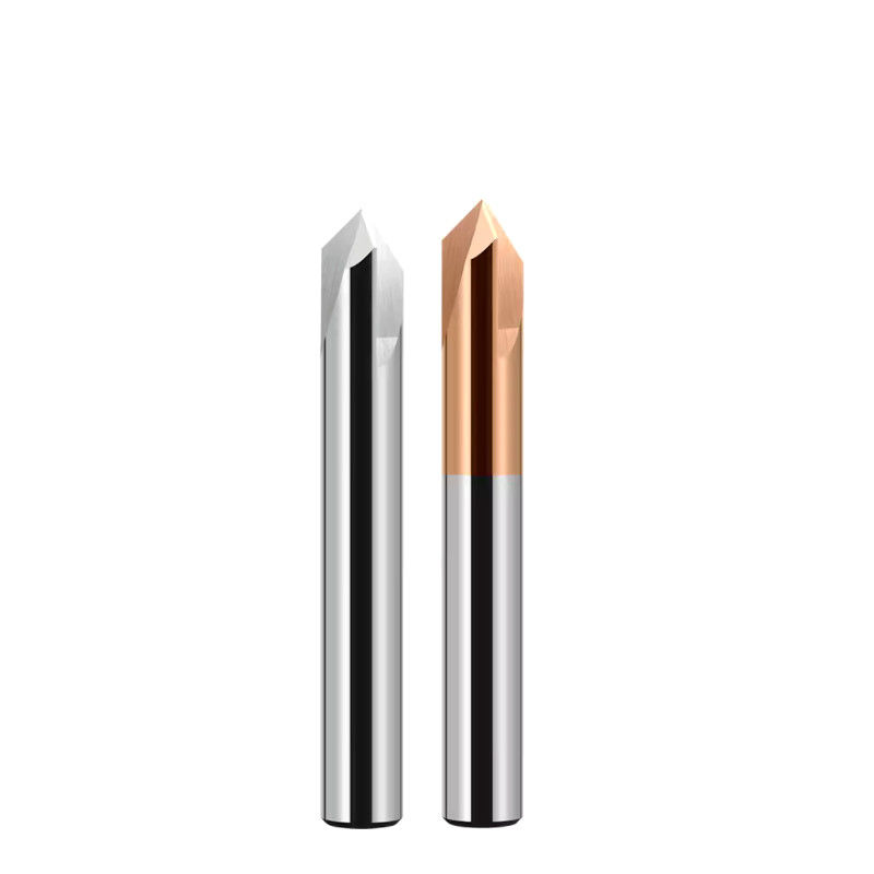 Chamfer Carbide End Mill HRC58 Sólido 90 Graus 3 Flautas Para Máquina de Ferramenta de Gravura CNC