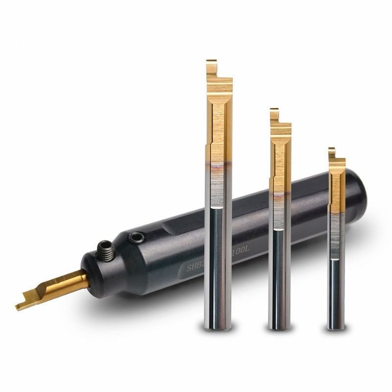 MFR Torno Máquina pequeno corte de furo de furo de carburo sólido fácil instalar face ranhurar ferramenta de barra de furo de furo