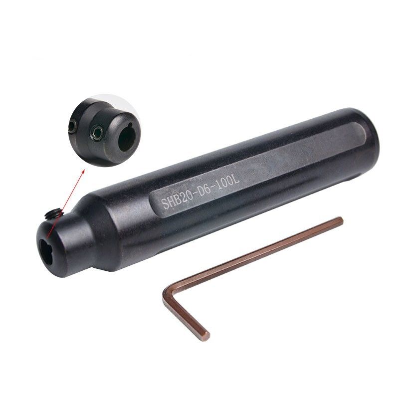4.0mm-8.0mm Diâmetro Carbide Boring Tool SHB16-D6-L100 Boring Bar Toolholder para usinagem de precisão