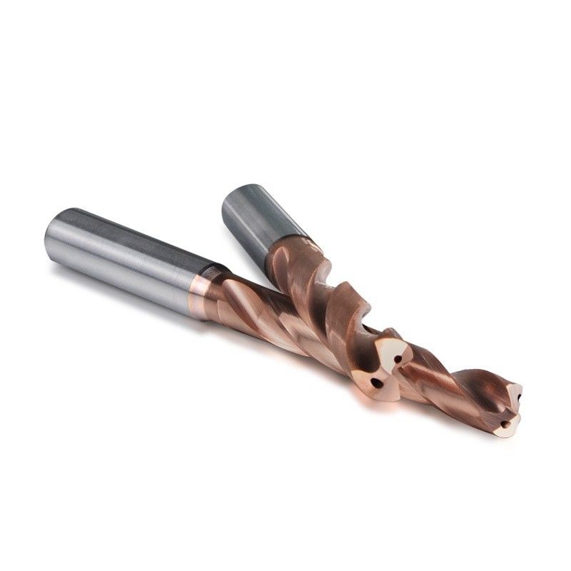 Furo de refrigeração interna de carburo ferramentas de corte de visão DIN 3XD Step Drill para aço inoxidável