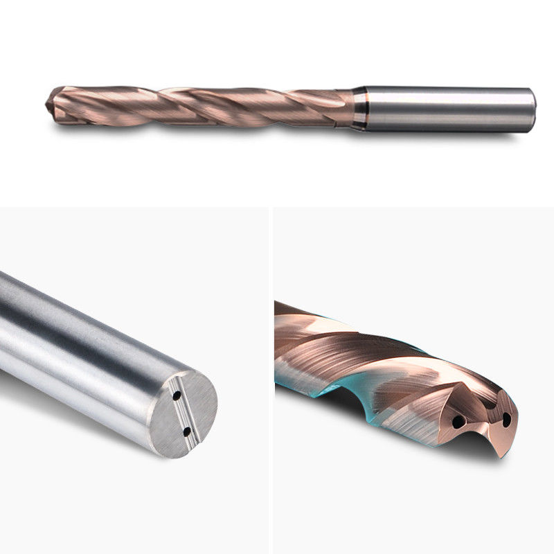 Furo de refrigeração interna de carburo ferramentas de corte de visão DIN 3XD Step Drill para aço inoxidável